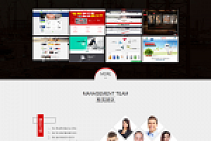 织梦模板HTML5,织梦高端大气黑网工作室网络设计