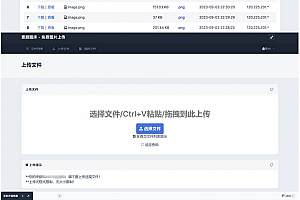 全新UI彩虹外链网盘系统源码下载前后端美化模板
