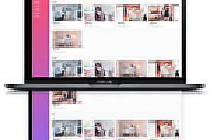 【苹果CMS模板】经典淡粉色高仿奢侈品魅力社美女视频CMS系统网站源码下载H5响应式移动端