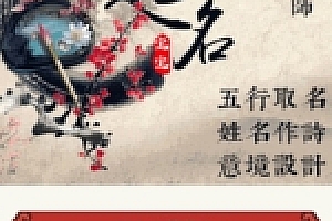 【亲测有演示】周易八卦八字起名线上平台源码下载