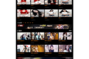 【苹果CMS模板】2020.06更新黑色小视频分享图片CMS系统网站源码下载H5响应式移动端