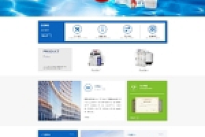 【易优cms模板】H5响应式净水处理材料设备公司网站源码下载