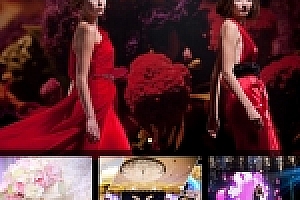 织梦黑简洁婚纱摄影班企业全站模板