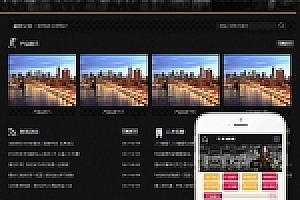 织梦拓展cs现场实训班网站织梦模板带手机端