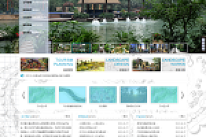 织梦空气景观设计环保类企业织梦模板