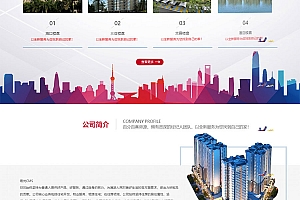ThinkPHP5响应式房产置业公司网站源码下载 自适应PC和手机端