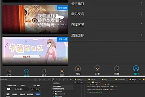 高端二开黑金壁纸微信源码小程序源码下载 WordPress独立后台