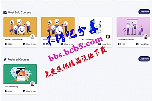 功能强大的国外商业PHP在线教育系统LMS源码下载/直播课程系统