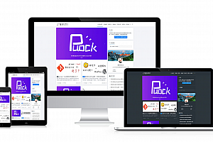基于WordPress开发的高颜值的自适应Puock主题,支持白天与黑夜模式v2.8.2