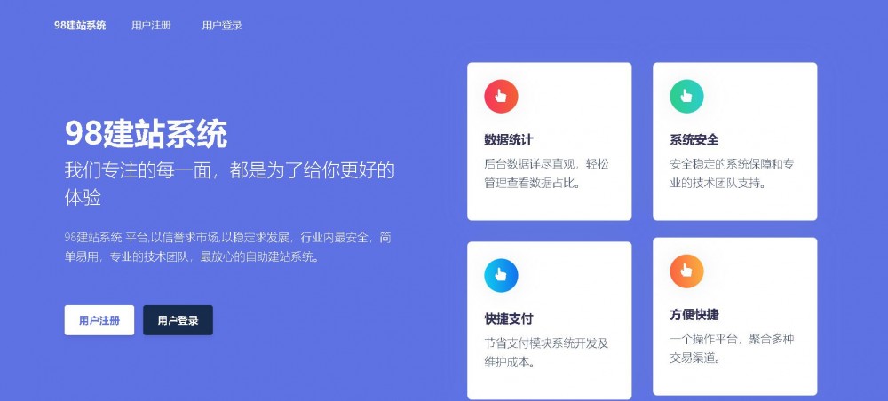 【微站网系统】免授权版傻瓜式建站系统-自由者源码